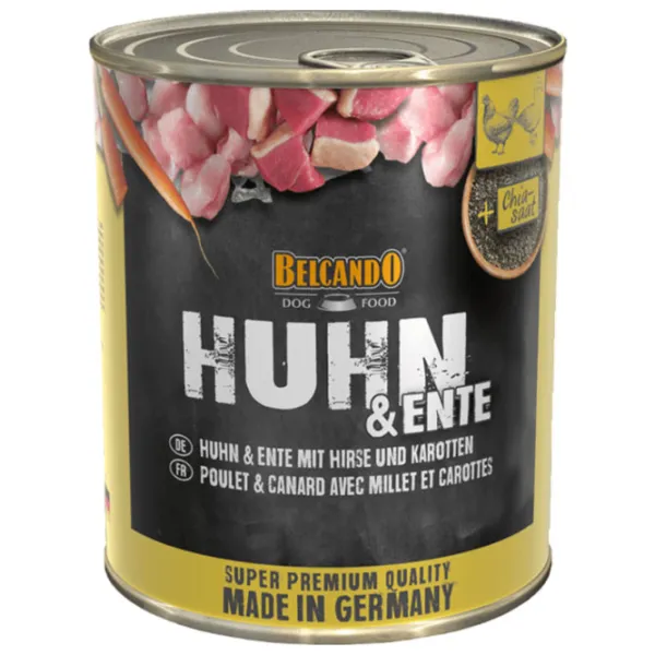 Hrană pentru câini umedă Belcando Chicken & Duck 513135 0.8 kg/ Rață, găină photo 1