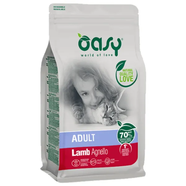 Корм для кошек сухой Oasy Lamb 1050839 1.5 кг/ Ягненок photo 1