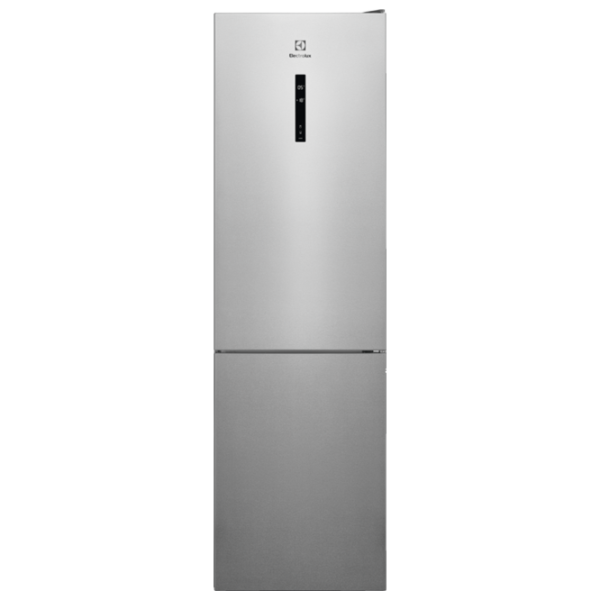 Frigider Electrolux LNT7ME36X3 cu congelator jos 367 l / 201 cm / Inox photo 1