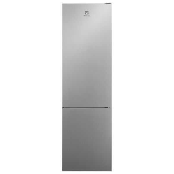 Frigider Electrolux LNT6MC36U1 cu congelator jos 367 l / 201 cm / Inox photo 1
