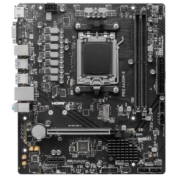 Материнская плата MSI PRO A620M-E mATX/ AMD A620M-E photo 1