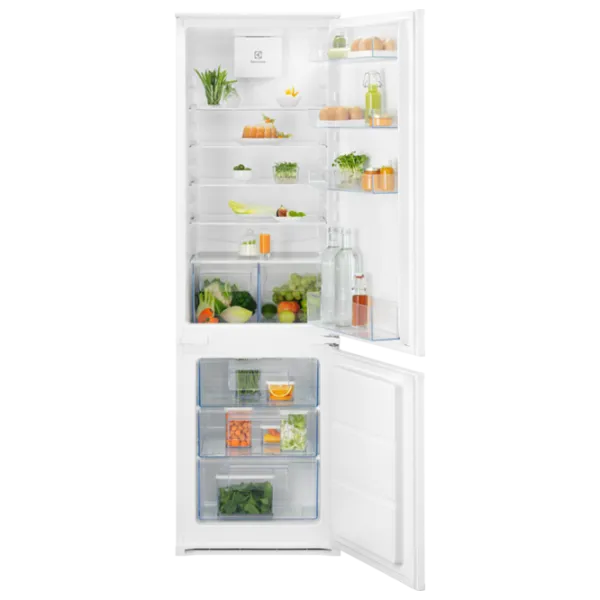 Frigider Electrolux LND5FE18S cu congelator jos 269 l / 177.2 cm / White photo 1