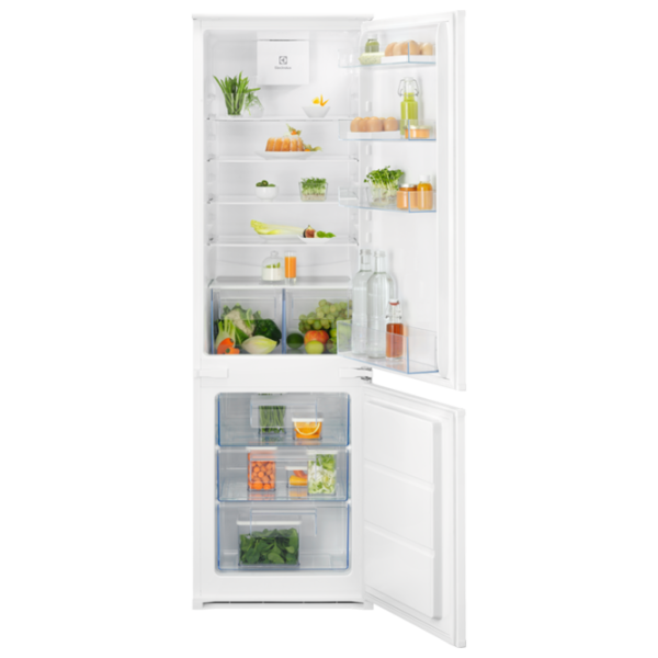 Frigider Electrolux LND5FE18S cu congelator jos 269 l / 177.2 cm / White photo 1