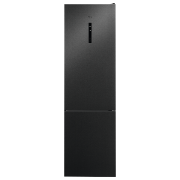 Frigider AEG RCB736E7MB cu congelator jos 367 l / 201 cm / Black photo 1