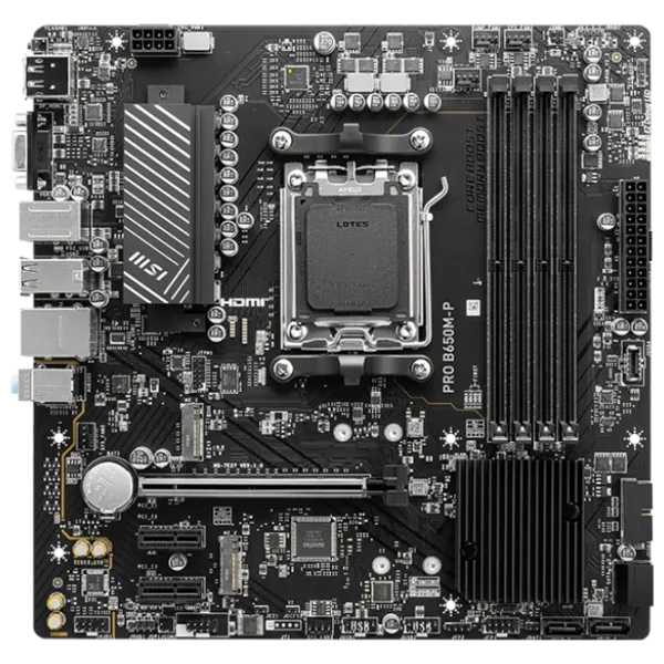 Placă de bază MSI PRO B650M-P mATX/ AMD B650M-P photo 1