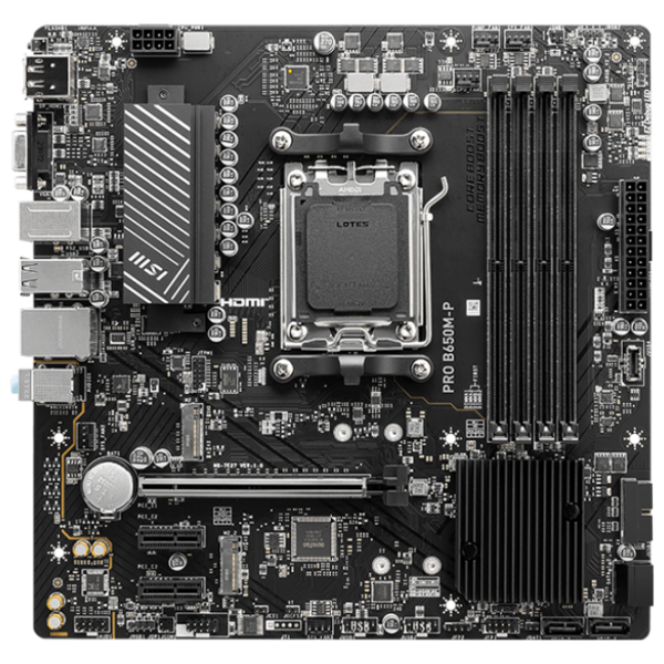 Placă de bază MSI PRO B650M-P mATX/ AMD B650M-P photo 1