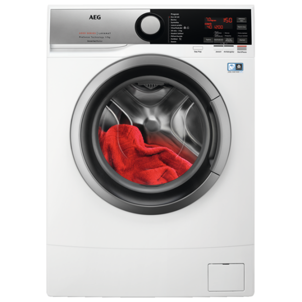 Mașină de spălat AEG L6SME27S 7 kg / 1200 rpm / White photo 1