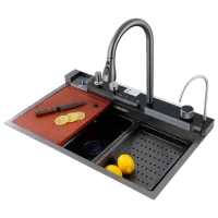 Chiuvetă iSink 1051649 46 x 75 / Oțel inoxidabil / Antracit