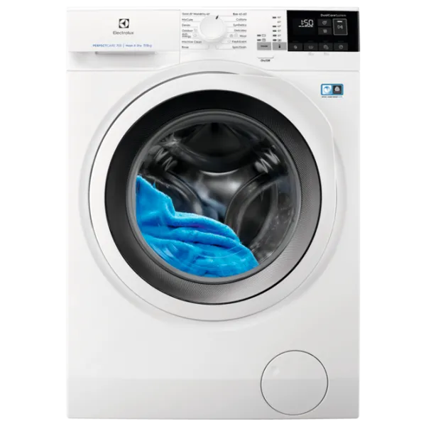 Mașină de spălat cu uscător Electrolux EW7WP447W 7 kg / 1400 rpm / White photo 1