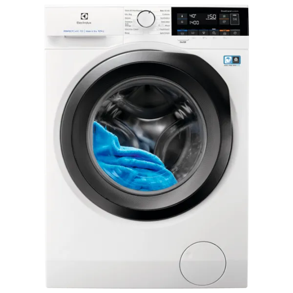 Mașină de spălat cu uscător Electrolux EW7WO349S 9 kg / 1400 rpm / White photo 1
