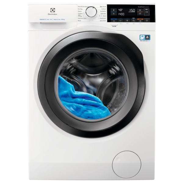 Mașină de spălat cu uscător Electrolux EW7WO349S 9 kg / 1400 rpm / White photo 1