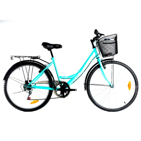 Bicicletă Azimut Ondina 26" Oțel/ Blue Turquoise photo 1 Bicicletă Azimut Ondina 26" Oțel/ Blue Turquoise photo 1