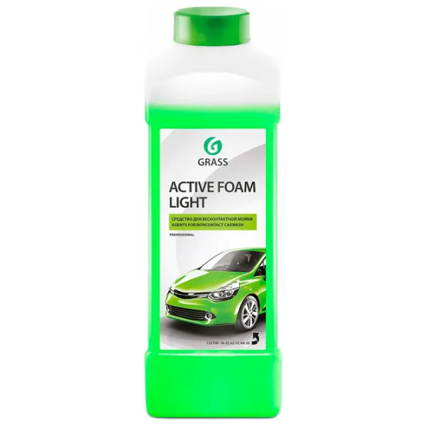 Автошампунь Grass Active Foam Light кузов, стекло photo 1