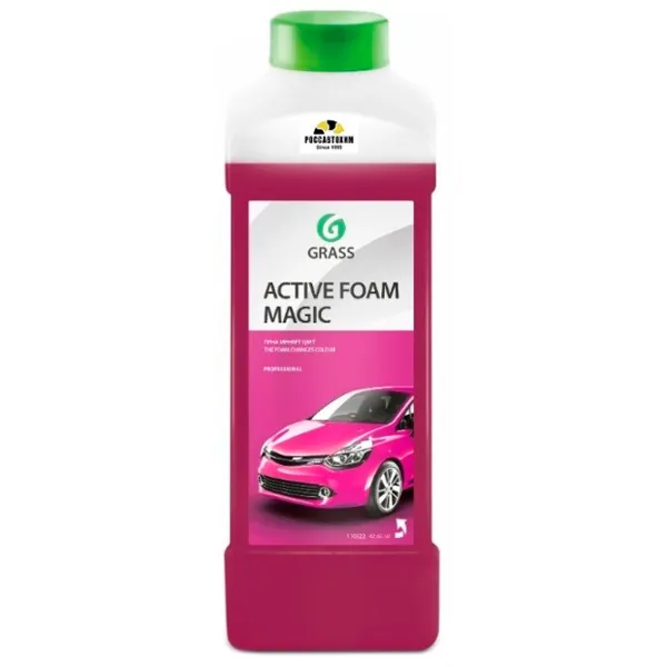 Автошампунь Grass Active Foam Magic кузов, стекло photo 1