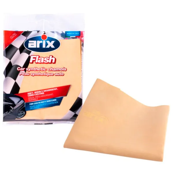 Салфетка Arix Auto Flash 10404 Замша синтетическая (PVA)/ кузов, стекло photo 1