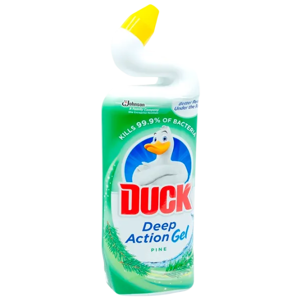 Soluție pentru toaletă Duck WC Lichid Pine 204625189 pentru dezinfecție, pentru albire, pentru curățare photo 1