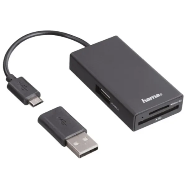 Карт-ридер Hama 109020 USB 2.0/ Серый photo 1