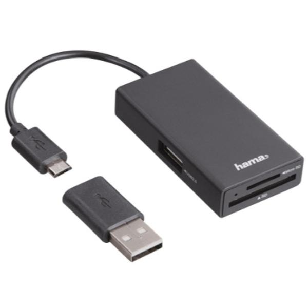 Карт-ридер Hama 109020 USB 2.0/ Серый photo 1