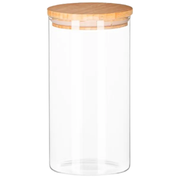 Rezervor de stocare Ardesto AR1376BLR 0.76 l/ Bambus/ Transparent photo 1
