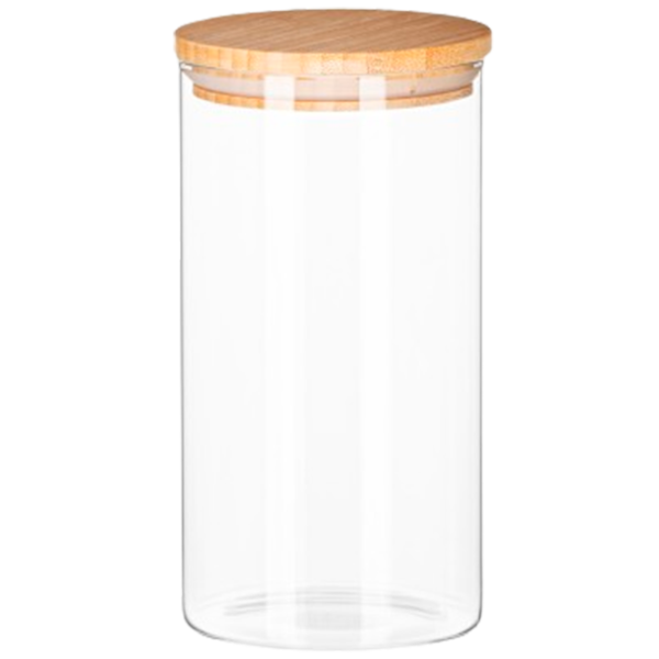 Rezervor de stocare Ardesto AR1376BLR 0.76 l/ Bambus/ Transparent photo 1