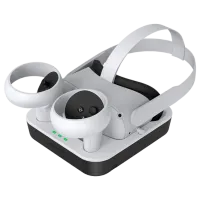 Зарядная станция для очков VR и контролеров Venom VS 4203 Meta Quest 2, Oculus Quest 2/ Белый