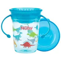 Бутылочка Nuby ID10442 240 мл 6 месяцев/ Полипропилен/ Разноцветный