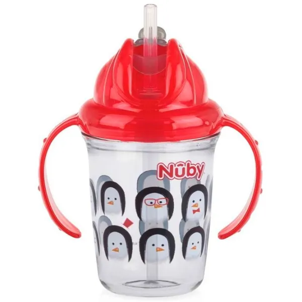 Бутылочка с соломинкой Nuby NV0414017 240 мл 12 месяцев/ Тритан/ Разноцветный photo 1 Бутылочка с соломинкой Nuby NV0414017 240 мл 12 месяцев/ Тритан/ Разноцветный photo 1