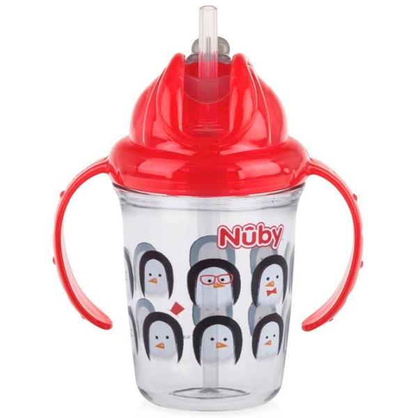 Бутылочка с соломинкой Nuby NV0414017 240 мл 12 месяцев/ Тритан/ Разноцветный photo 1 Бутылочка с соломинкой Nuby NV0414017 240 мл 12 месяцев/ Тритан/ Разноцветный photo 1