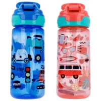 Бутылочка с соломинкой Nuby NV04030 540 мл 6 месяцев/ Силикон/ Разноцветный