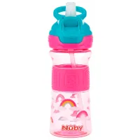 Бутылочка с соломинкой Nuby NV0414021 360 мл 36 месяцев/ Тритан/ Разноцветный