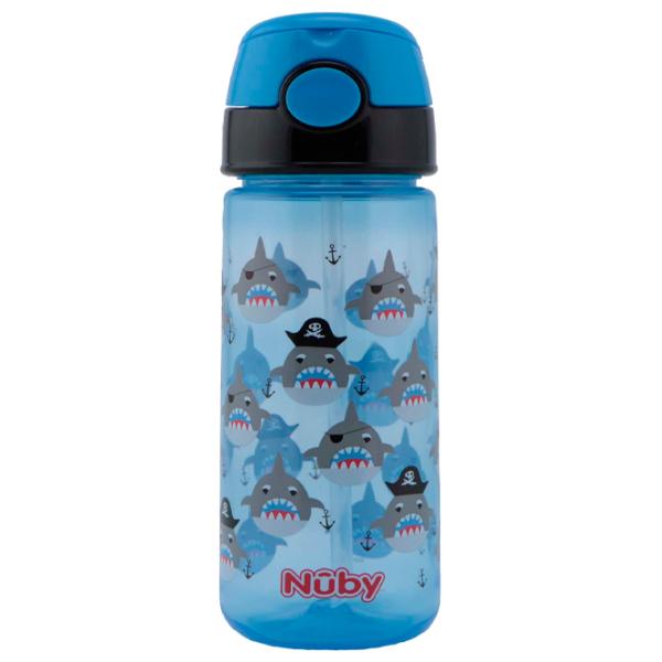 Sticluță cu pai Nuby NV04018 540 ml 36 luni/ Silicon/ Multicolor photo 1 Sticluță cu pai Nuby NV04018 540 ml 36 luni/ Silicon/ Multicolor photo 1
