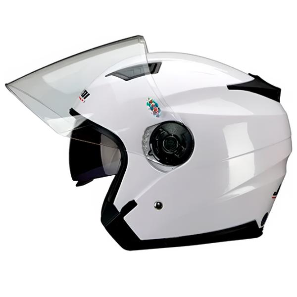 Cască de protecție JieKai JK-512 White Black photo 1