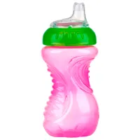 Sticluță cu pai Nuby ID9648 300 ml 9 luni/ Plastic/ Multicolor