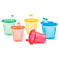 Sticluță cu pai Nuby ID91121 210 ml 9 luni/ Plastic/ Multicolor