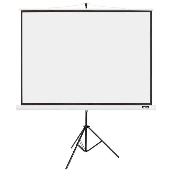 Ecran pentru proiector Acer T87-S01MW 130 cm/ 174 cm/ Pe podea/ White photo 1