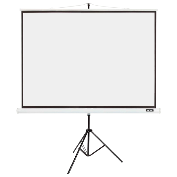 Ecran pentru proiector Acer T87-S01MW 130 cm/ 174 cm/ Pe podea/ White photo 1