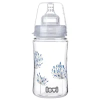 Biberon Lovi Botanic Unisex/ 250 ml/ Transparent