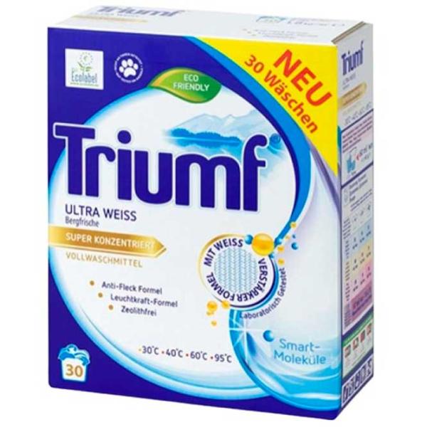 Моющее средство Triumf White 1.8 кг  Количество стирок: 30 photo 1 Моющее средство Triumf White 1.8 кг  Количество стирок: 30 photo 1