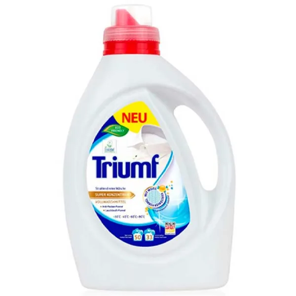 Gel de spălare Triumf White 2 kg 2l Număr spălări: 33 photo 1 Gel de spălare Triumf White 2 kg 2l Număr spălări: 33 photo 1