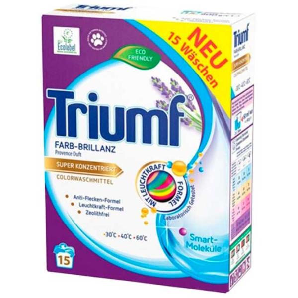 Detergent Triumf Color 0.9 kg 0.9l Număr spălări: 15 photo 1 Detergent Triumf Color 0.9 kg 0.9l Număr spălări: 15 photo 1