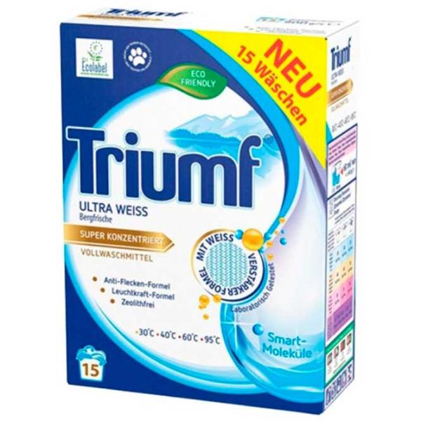 Detergent Triumf White 0.9 kg  Număr spălări: 15 photo 1 Detergent Triumf White 0.9 kg  Număr spălări: 15 photo 1