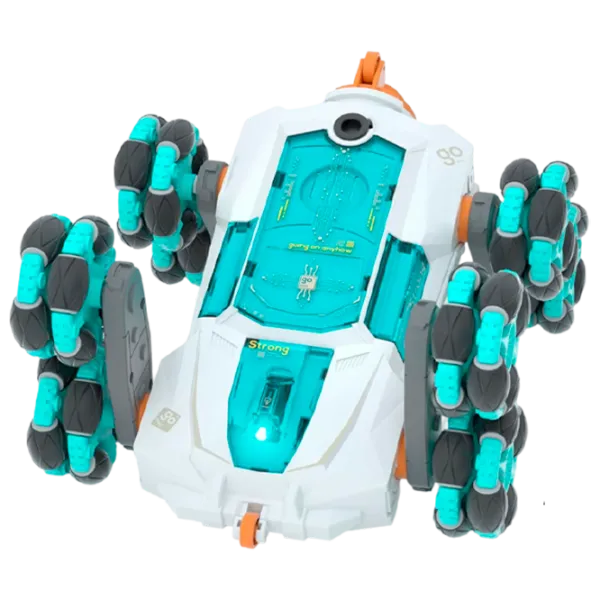 Mașină RC Climping Shunt Car CV-D700-2 5 km/ h/ 2.4 GHz/ Blue White photo 1