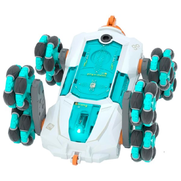 Mașină RC Climping Shunt Car CV-D700-2 5 km/ h/ 2.4 GHz/ Blue White photo 1