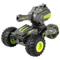 Машинка RC Stunt tank water bomb LH-C063 7 км/ ч/ 2.4 ГГц/ Черный Зелёный
