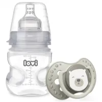 Biberon Lovi 1/ 0204 Unisex/ 150 ml/ Transparent
