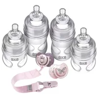 Бутылочка для кормления Lovi Botanic Girl 1/300 Для девочек / 0.15л / Прозрачный