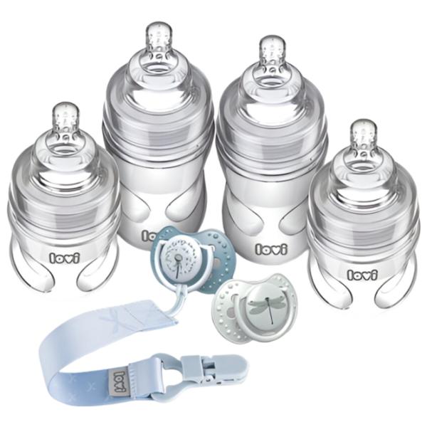 Biberon Lovi Botanic Boy 1/299 Pentru băieți / 0.15l / Transparent photo 1