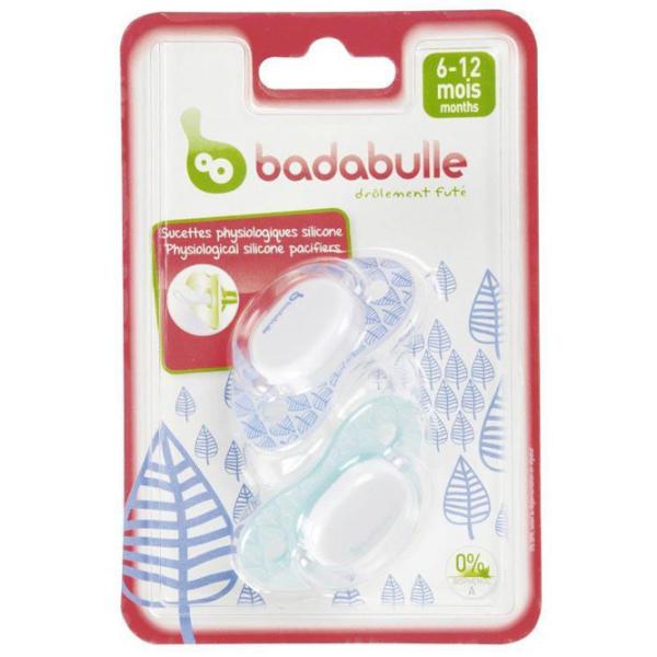 Соска ортодонтическая Badabulle Sping Leaves для мальчиков/ 6 месяцев - 12 месяцев/ Силикон/ Разноцветный photo 1