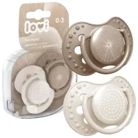 Соска круглая Lovi Harmony для девочек/ 0 месяцев - 3 месяцев/ Силикон/ Разноцветный