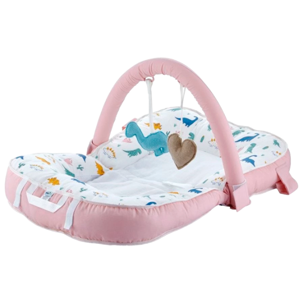 Игровой коврик BabyJem Sit and Play () 0+/ Трансформер/ Розовый photo 1